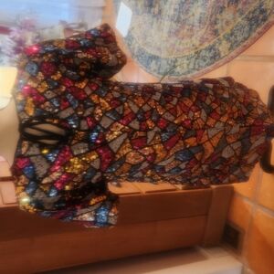 Colorful Sequin Dress